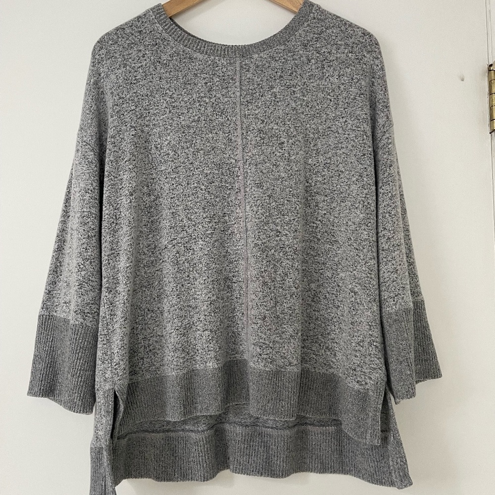 HABITAT Clothes to Live In Soft Fleece Boxy Crew Sweater, Small